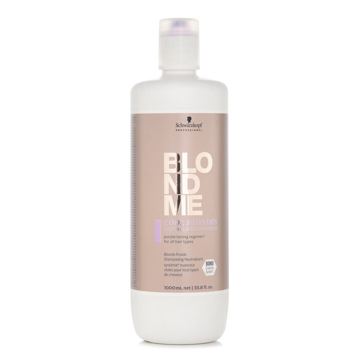 Schwarzkopf Blond Me Cool Blondes Neutralizing Shampoo 1000mlProduct Thumbnail