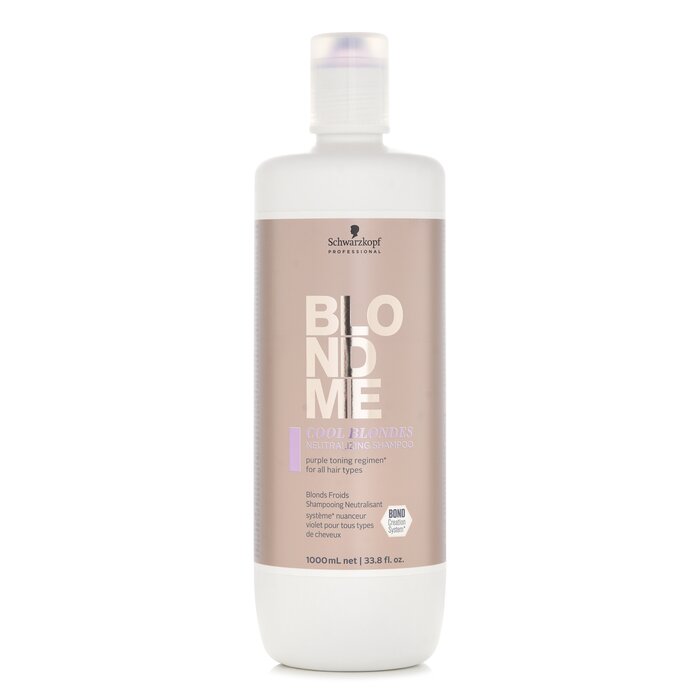 Schwarzkopf Blond Me Cool Blondes Neutralizing Shampoo 1000mlProduct Thumbnail