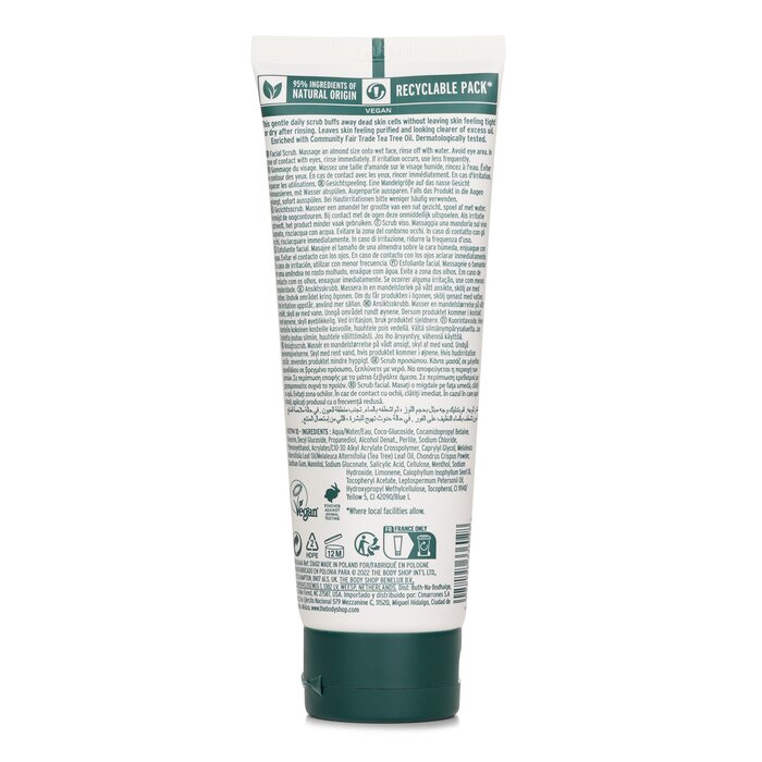 The Body Shop Tea Tree Skin Clearing Daily Scrub 125mlProduct Thumbnail