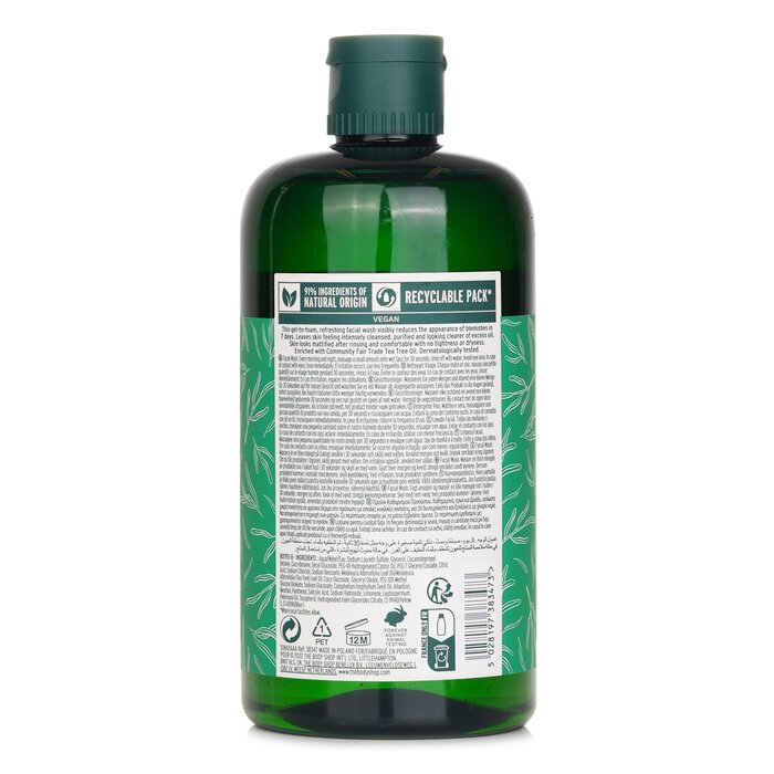 The Body Shop Face Wash Tea Tree 400mlProduct Thumbnail