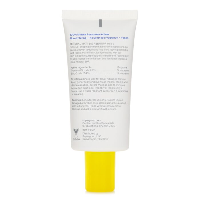 Supergoop Mineral Mattescreen SPF 40 45mlProduct Thumbnail