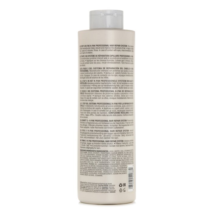 Joico K-Pak Reconstructor Deep-Penetrating Treatment (For Damaged Hair) 1000mlProduct Thumbnail