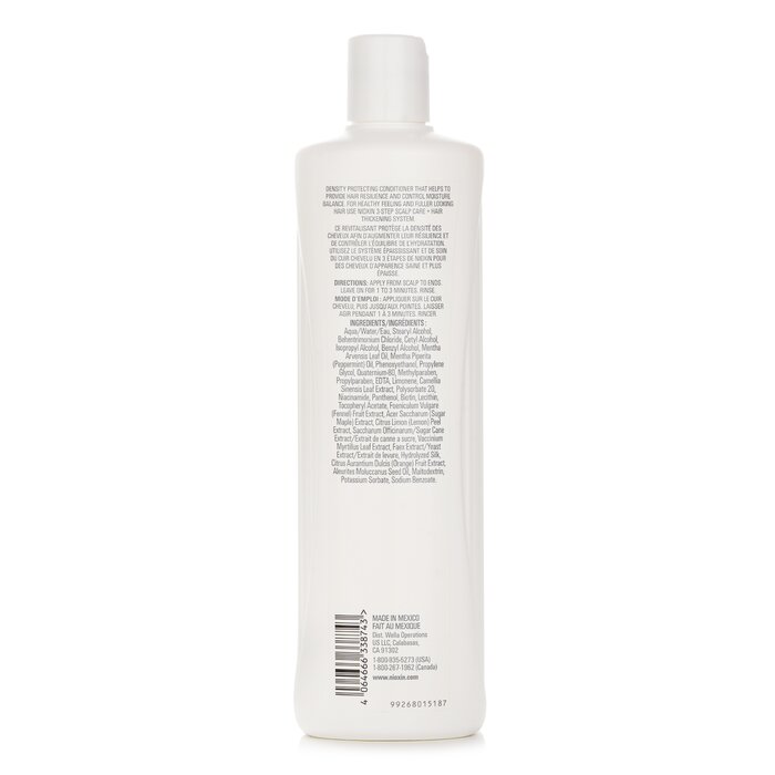 Nioxin 理安善  Density System 3 Scalp Therapy Conditioner (Colored Hair, Light Thinning, Color Safe) 500ml/16.9ozProduct Thumbnail