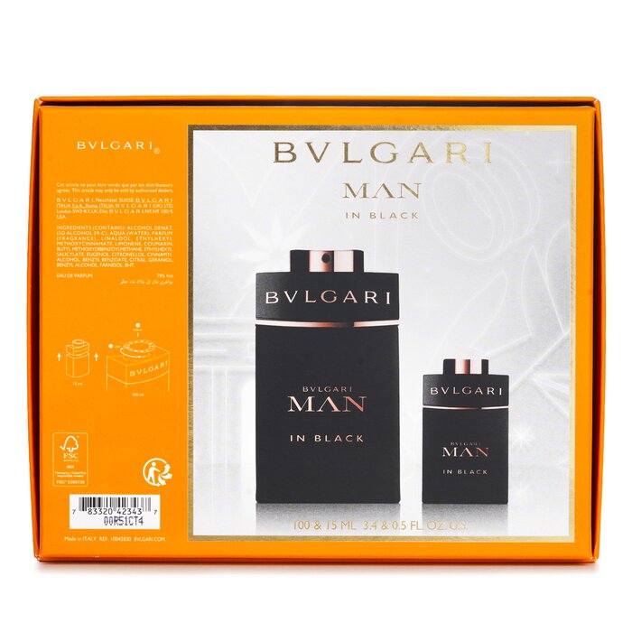 Bvlgari Man In Black Juice Juice Eau De Parfum Kit 100ml+15mlProduct Thumbnail