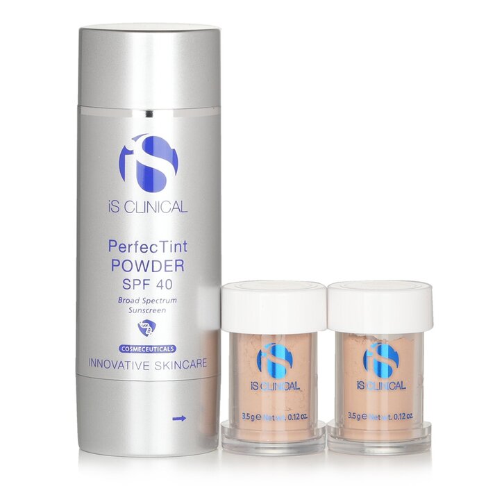 IS Clinical Perfectint Powder SPF 40 Sunscreen Beige (1 Brush + 2 Powder Cartridges) (Unboxed) 3.5g/0.12ozProduct Thumbnail