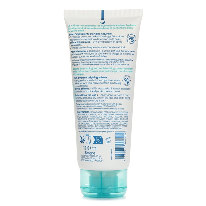 Biolane Nourishing & Moisturizing Cream 100mlProduct Thumbnail
