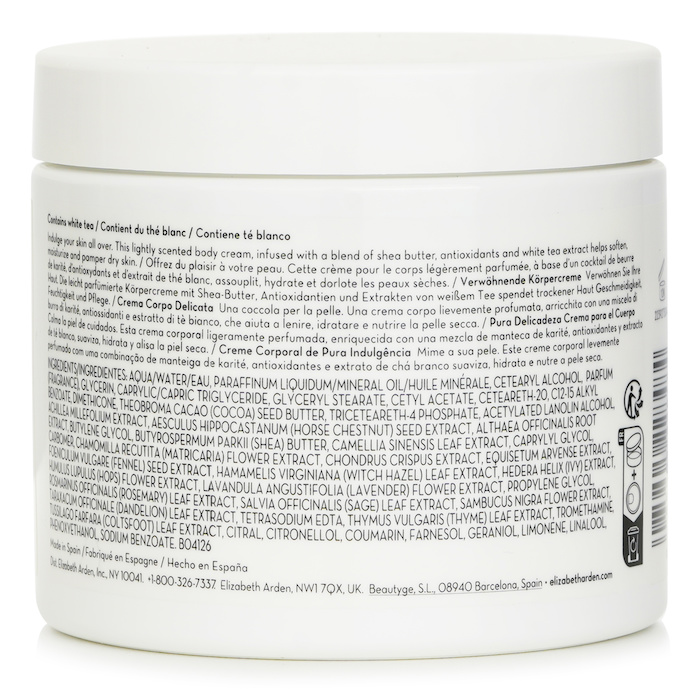 Elizabeth Arden White Tea Wild Rose Pure Indulgence Body Cream 400mlProduct Thumbnail