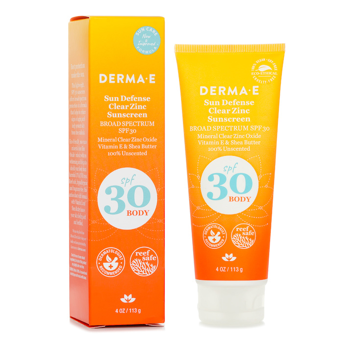 Derma E Sun Defense Clear Zinc Sunscreen SPF30 For Body 113gProduct Thumbnail