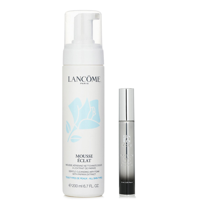 Lancome Lancome Mousse Eclat Express Clarifying Self-Foaming Cleanser 200ml X Ottie Platinum Aura Roll Up Eye Cream 15ml 2pcsProduct Thumbnail