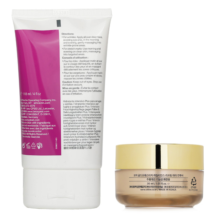 StriVectin StriVectin Sd Advanced Plus Intensive Moisturizer For Winkles & Stretch Marks 118ml X Ottie Gold Prestige Resilience Lifting Eye Contour 30ml 2pcsProduct Thumbnail