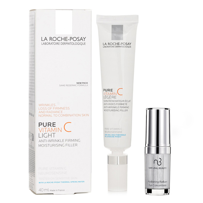 La Roche Posay La Roche Posay Pure Vitamin C Light Anti-Wrinkle Firming Moisturising Filler 30ml X Natural Beauty Hydrating Radiant Eye Concentrate (Exp Date: 02/2026) 15ml 2pcsProduct Thumbnail