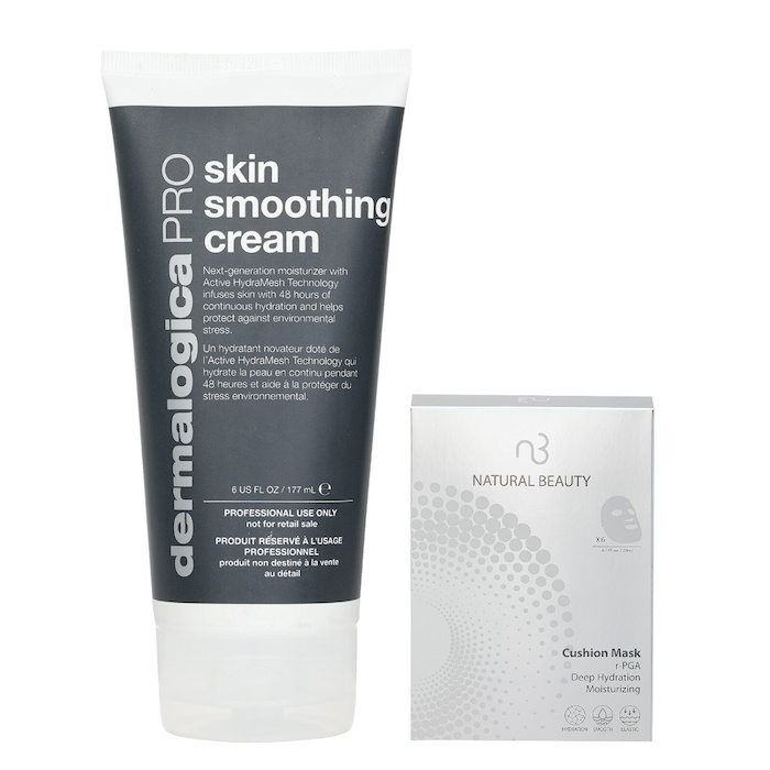 Dermalogica Dermalogica Skin Smoothing Cream PRO (Salon Size) 177ml X Natural Beauty r-PGA Deep Hydration Moisturizing Cushion Mask (Exp Date: 01/2026) 6x 20ml 2pcsProduct Thumbnail