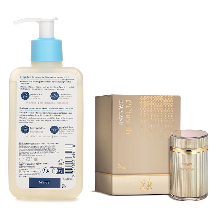 CeraVe CeraVe SA Smoothing Cleanser(Random Packaging) 236ml X EcKare Haumanu Capsule30Capsules 2pcsProduct Thumbnail