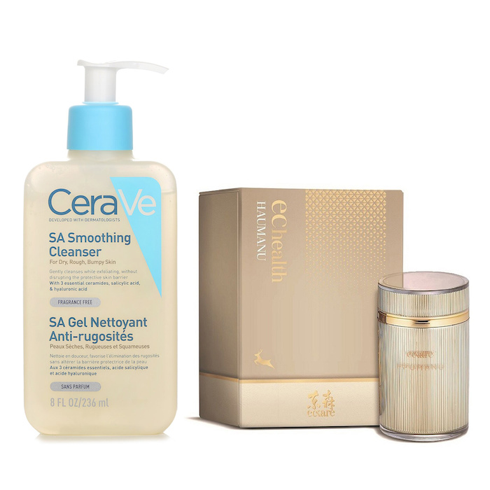 CeraVe CeraVe SA Smoothing Cleanser(Random Packaging) 236ml X EcKare Haumanu Capsule30Capsules 2pcsProduct Thumbnail
