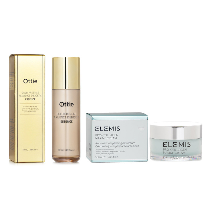 Elemis Elemis Pro-Collagen Marine Cream 50ml X Ottie Gold Prestige Resilience Energetic Essence 50ml 2pcsProduct Thumbnail