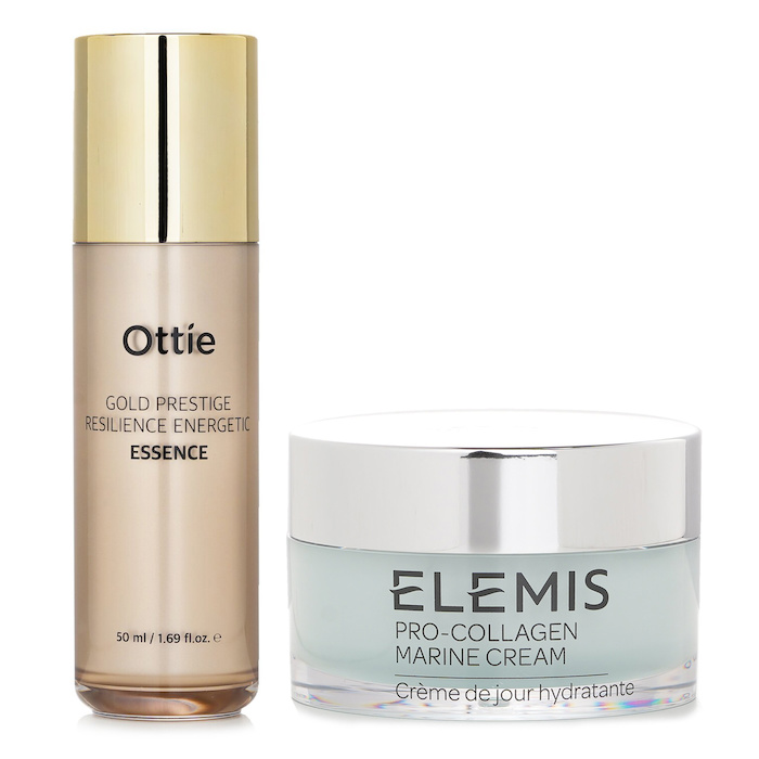 Elemis Elemis Pro-Collagen Marine Cream 50ml X Ottie Gold Prestige Resilience Energetic Essence 50ml 2pcsProduct Thumbnail