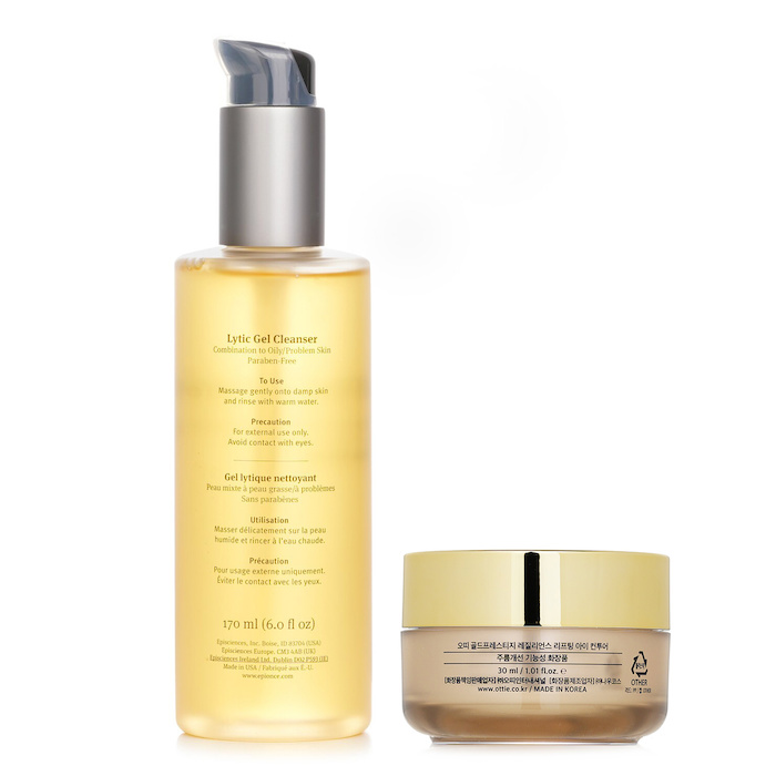 Epionce Epionce Lytic Gel Cleanser - For Combination to Oily/ Problem Skin 170ml X Ottie Gold Prestige Resilience Lifting Eye Contour 30ml 2pcsProduct Thumbnail