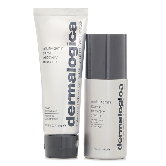 Dermalogica Stressed Skin Recovery System Set :MultiVitamin Power Recovery Cream 50ml +MultiVitamin Power Recovery Masque 75ml 2pcsProduct Thumbnail