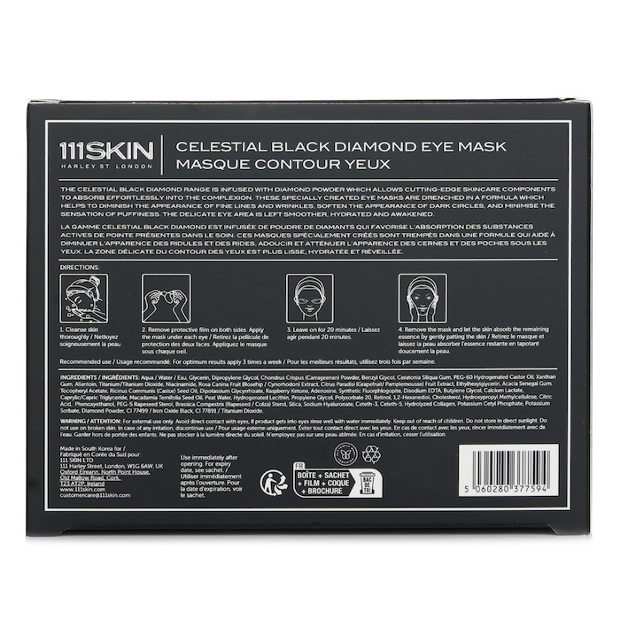 111skin Celestial Black Diamond Eye Mask 8x 6mlProduct Thumbnail