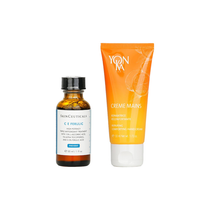 Skin Ceuticals C E Ferulic High Potency Triple Antioxidant Treatment X Creme Mains Repairing, Comforting Hand Cream - Mandarin(Exp Date:31/1 2pcsProduct Thumbnail