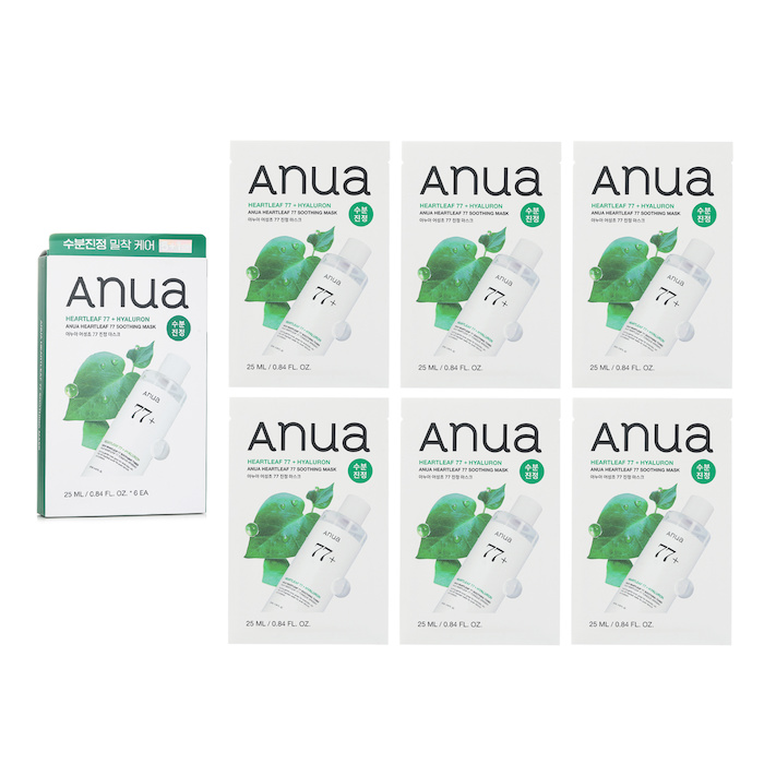 Anua Heartleaf 77 Soothing Mask 6 x 25mlProduct Thumbnail