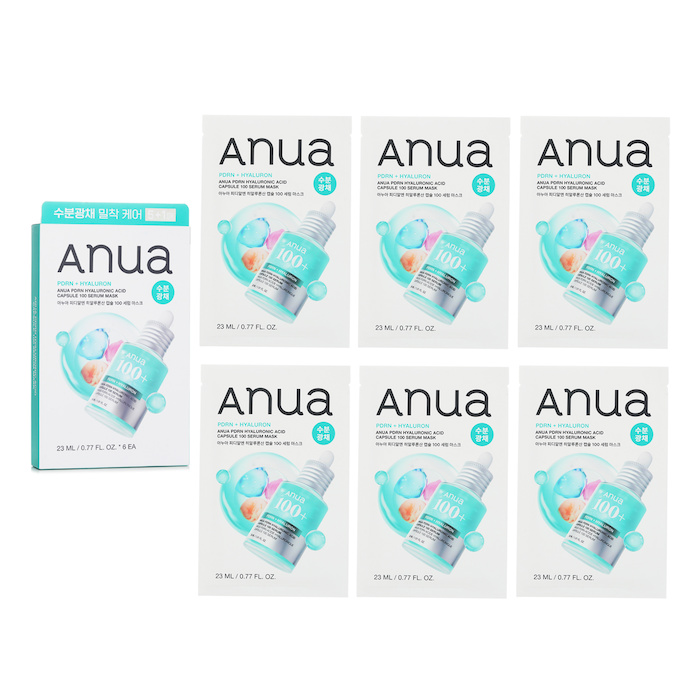 Anua PDRN Hyaluronic Acid Capsule 100 Serum Mask 6 x 23mlProduct Thumbnail