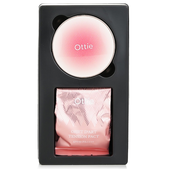 Ottie Objet D’art Tension Pact SPF50 PA++++ & Refill # 23 Natural 2x15g/0.52ozProduct Thumbnail