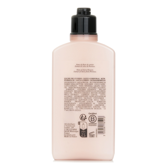 L'Occitane Fleurs de Cerisier Perfumed Body Lotion 250mlProduct Thumbnail