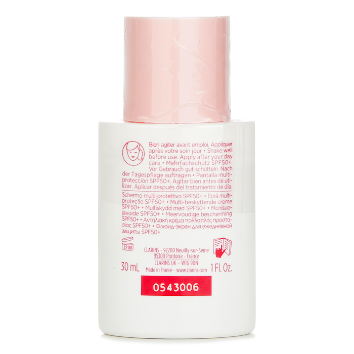 Clarins UV Plus Защита барьера кожи Мультизащитный ежедневный экран SPF 50 30mlProduct Thumbnail