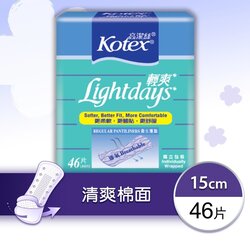 킴벌리-클라크 Kotex - Lightdays Liners(Regular)(Breathable,Absorbent,Daily Hygiene,Safe,Everyday Freshness)