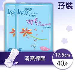킴벌리-클라크 Kotex - Fresh Breathable Panty Liner (Long)(Absorbent, Daily Hygiene,Safe,Everyday Freshness)