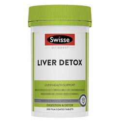 SWISSE Ultiboost Liver Detox 200 Tablets (Reference EXP:09/2025*)