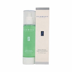 ELEMONT Hydro Therapy Apple Cleansing Gel (Exfolianes, Hydrating, Niacinamide B5, Antioxidant) (e110ml) E001 Fixed Size