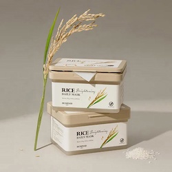 SkinFood Rice Daily Brightening Exfoliating Cleanser Mask 30 sheets