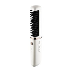 HAIROOM Cordless Rechargeable Ceramic Hair Straightener Brush