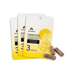 Alcolear Alcolear HANGGONE® Capsule 3 Combo Pack #Anti-hangover Anti-Asian Flush 3 combo