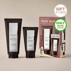 Longtake Black tea &Fig Softening Treatment Gift Set (200ml+100ml) 2 pcs/set