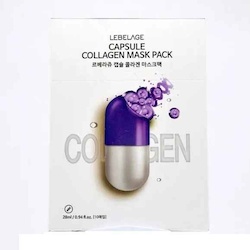 Lebelage Capsule Collagen Mask Pack 10 pcs