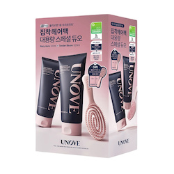 UNOVE Deep Damage Repair Hair Mask 1+1(Tender Bloom & Warm petals+ Hair Brush)set