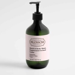 Blossom Blossom Hand & Body Wash, Peppermint & Dark Cedar Fixed Size