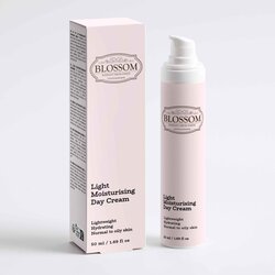 Blossom Blossom Light Moisturising Day Cream, Designed from the UK Fixed Size