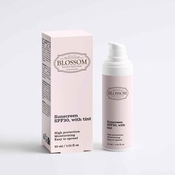 Blossom Blossom Sunscreen SPF30, with tint, designed from the UK Fixed Size