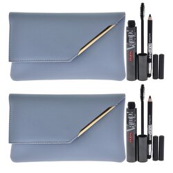 Pack of 2 by Pupa Milano for Women - 3 Pc 0.30oz Vamp! All in One Mascara - 101 Bla