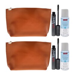 Phase Make-Up Remover Set - Pack of 2 by Pupa Milano for Women - 3 Pc 0.30oz Vamp! All in One M