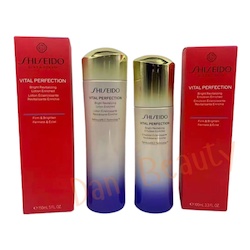 Shiseido 資生堂 VITAL PERFECTION Bright Revitalizing Lotion & Emulsion Enriched (Lotion 150ml & Emulsion 100ml)