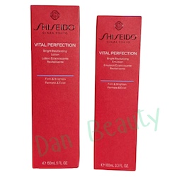 Shiseido 資生堂 VITAL PERFECTION Bright Revitalizing Toner & Emulsion (Light) (Lotion 150ml & Emulsion 100ml)
