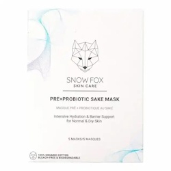 Snow Fox Pre and Probiotic Sake Mask 5 pcs