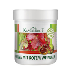 Krauterhof Cream with Red Vine Leaves 250ml