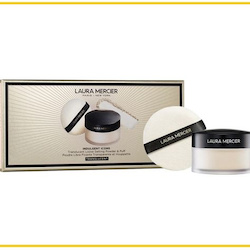 Laura Mercier 蘿拉蜜思 INDULGENT ICONS TRANSLUCENT LOOSE SETTING POWDER PUFF DUO SET