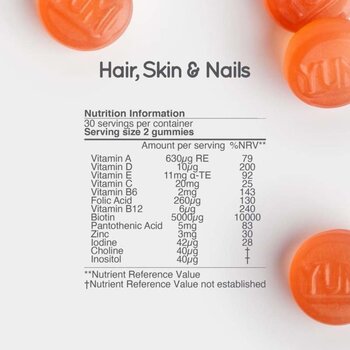 Hair Skin & Nails 60pcs  